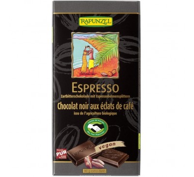 Ciocolata amaruie cu Espresso 55 % cacao VEGANA
