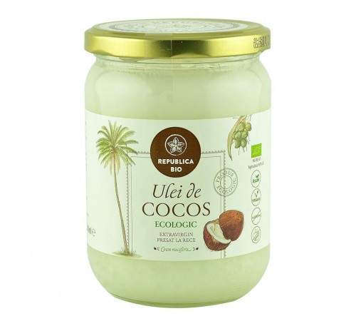 Ulei de cocos Republica BIO 500 ml, extravirgin, presat la rece, bio
